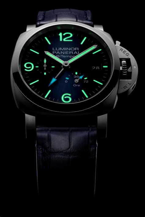 luminor panerai bitempo|Panerai Luminor gmt titanium.